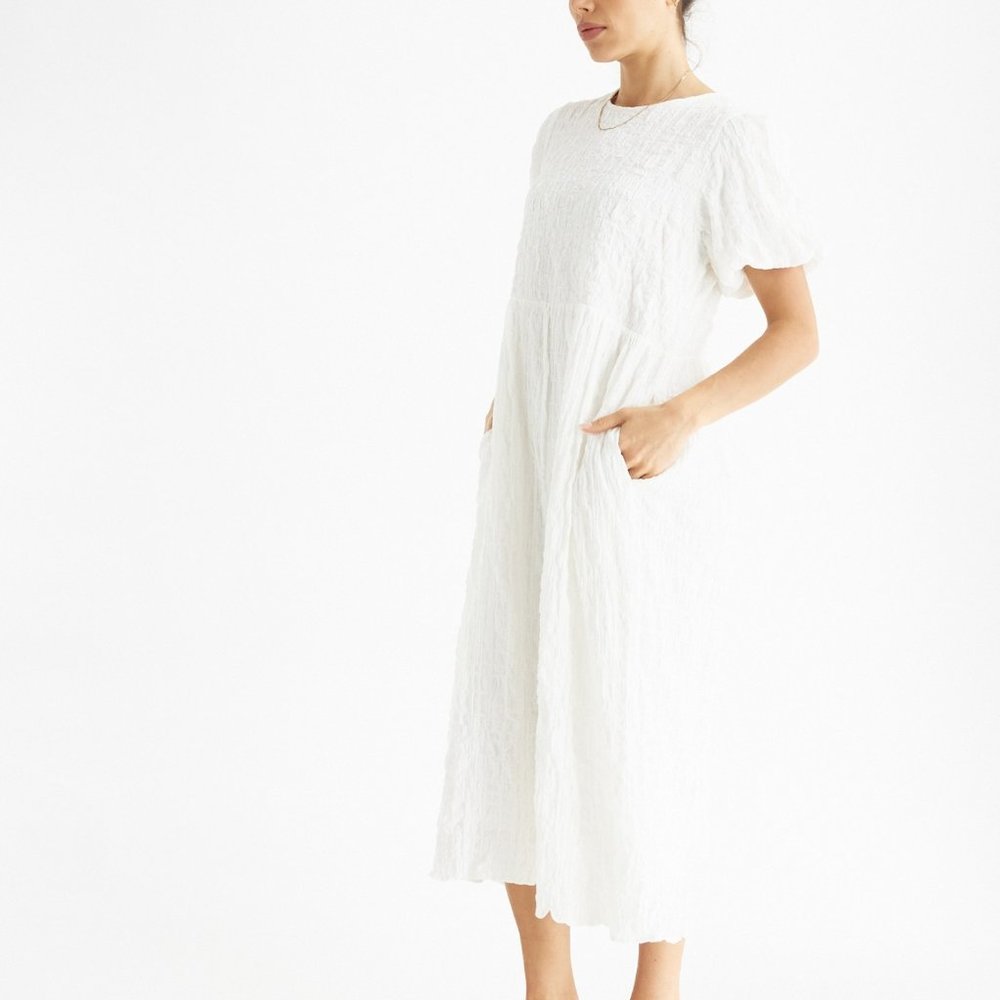 Gracemade Crinkled Texture Maxi Dress